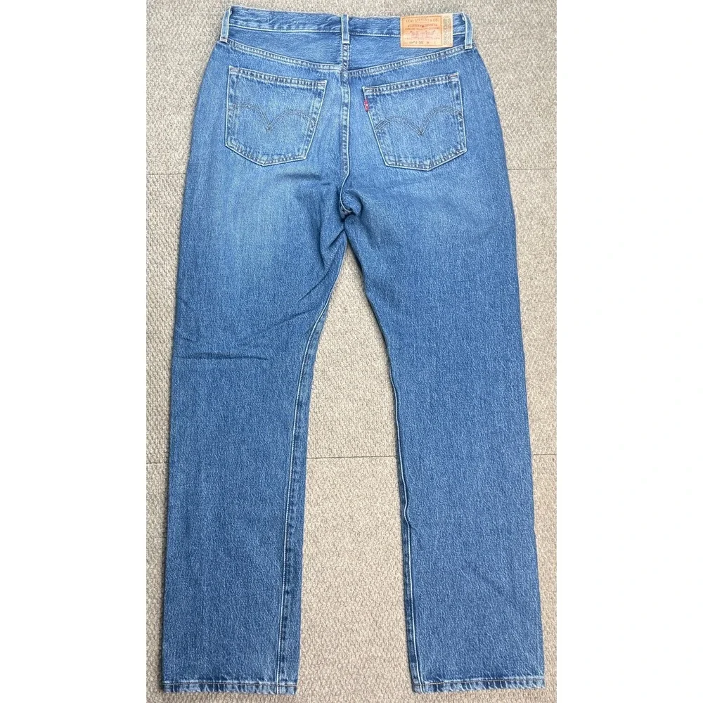 Levi's 501xx Plant Based Button Fly‎ Men's 5 Pocket Denim Jeans Size 29x30